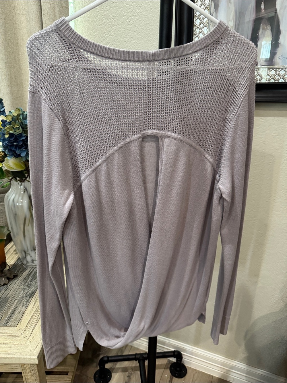 lululemon athletica Light Lavender Long-Sleeve Knit Pullover - Picture 3 of 4